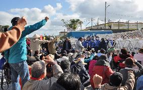 Gov't to resume base relocation site survey drilling in Okinawa