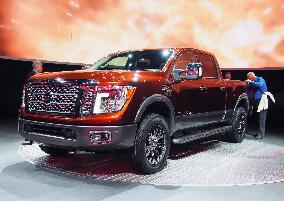 Nissan unveils Titan pickup at Detroit auto show