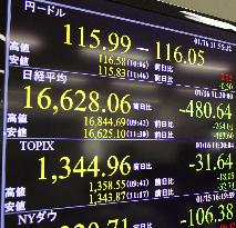 Nikkei hits 2.5-month low in morning