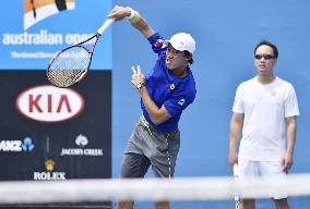 Japan's Nishikori ready for Australian Open tennis
