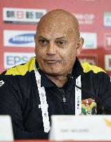 Jordan coach Ray Wilkins attends press conference