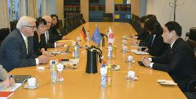 Japan-Germany foreign ministers' meeting in Brussels