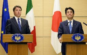 Italian prime minister in Japan