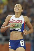 Tearful heptathlon winner Ennis-Hill at world championships