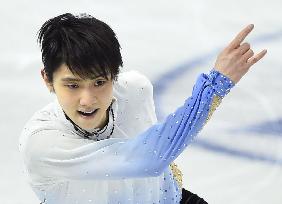 Hanyu 1st after SP at world c'ships