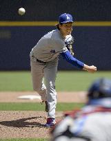 Baseball: Maeda gets 7th win as Dodgers rout Brewers