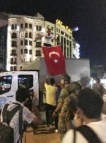 Fighting erupts in Turkey as military members attempt coup