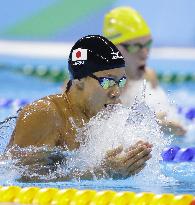 Japan's Watanabe sets Olympic record to reach 200m breaststroke final