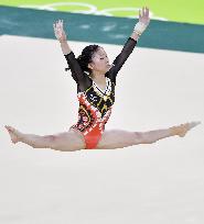 Gymnastics: Japan's Teramoto 8th in women's all-around