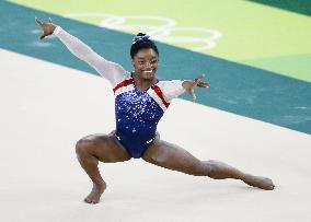 Gymnastics: Biles wins women's all-around gold