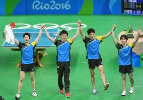 Olympics: Japan headed to men's table tennis final