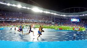 Olympics: Bolt completes 3rd sprint double with 200 win