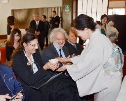 Ceremony held to mark 150th anniversary of Japan-Italy ties