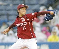 Baseball: Kishi successful in belated Rakuten debut