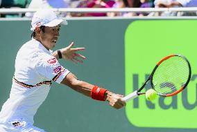 Tennis: Nishikori at Miami Open