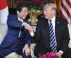 Trump-Abe talks+