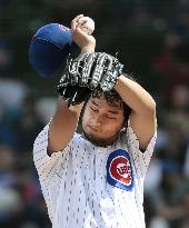 Baseball: Chicago Cubs' Darvish