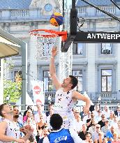 (SP)BELGIUM-ANTWERP-BASKETBALL-FIBA 3X3 WORLD CUP-BELGUIM VS UNITED STATES