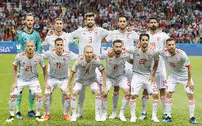 Football: Spain vs Iran at World Cup