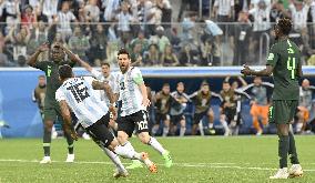 Football: Nigeria vs Argentina at World Cup