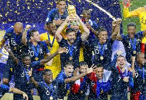 Football: France wins World Cup title