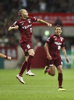 Soccer: Iniesta of Vissel Kobe scores again