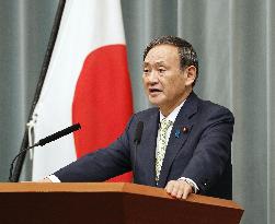 Japan's top gov't spokesman Suga