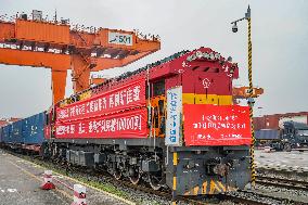 CHINA-CHONGQING-EUROPE-FREIGHT TRAIN-10,000TH TRIP (CN)
