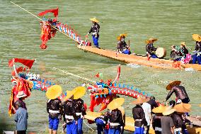 GUIZHOU-TAIJIANG COUNTY-CANOE DRAGON BOAT FESTIVAL (CN)