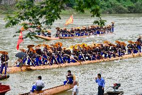 GUIZHOU-TAIJIANG COUNTY-CANOE DRAGON BOAT FESTIVAL (CN)