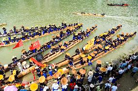 GUIZHOU-TAIJIANG COUNTY-CANOE DRAGON BOAT FESTIVAL (CN)
