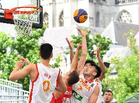 (SP)BELGIUM-ANTWERP-BASKETBALL-FIBA 3X3 WORLD CUP-CHINA VS POLAND