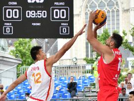 (SP)BELGIUM-ANTWERP-BASKETBALL-FIBA 3X3 WORLD CUP-CHINA VS POLAND