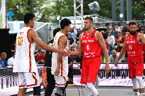 (SP)BELGIUM-ANTWERP-BASKETBALL-FIBA 3X3 WORLD CUP-CHINA VS POLAND