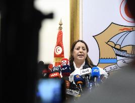 TUNISIA-TUNIS-INTERIOR MINISTRY-NEWS CONFERENCE