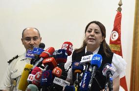 TUNISIA-TUNIS-INTERIOR MINISTRY-NEWS CONFERENCE