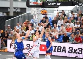 (SP)BELGIUM-ANTWERP-BASKETBALL-FIBA 3X3 WORLD CUP-UNITED STATES VS FRANCE