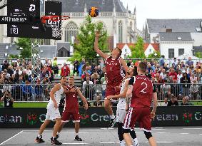 (SP)BELGIUM-ANTWERP-BASKETBALL-FIBA 3X3 WORLD CUP-SERBIA VS LATVIA