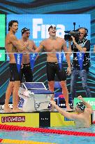 (SP)HUNGARY-BUDAPEST-FINA WORLD CHAMPIONSHIPS-SWIMMING-MEN'S 4X100M MEDLEY RELAY
