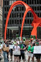 U.S.-CHICAGO-ABORTION RIGHTS-PROTEST