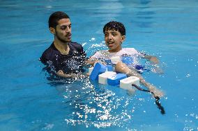 MIDEAST-GAZA CITY-AUTISM-AQUATIC THERAPY