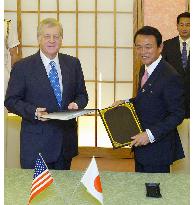 Japan, U.S. conclude pact on protecting shared military info