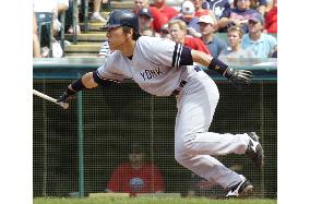 Matsui 2-for-3 as Yankees sweep Indians