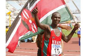 Kenya's Kibet wins gold in men's marathon at world championships