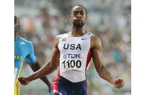 Athletics: Tyson Gay nabs gold in men's 100