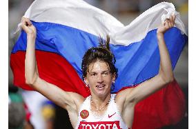 Russia's Volkova wins women's 3,000-meter steeplechase