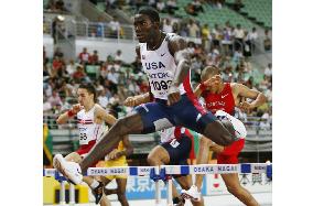 Kerron Clement of U.S. wins men's 400m hurdles