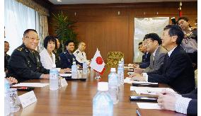 Japan, China hold defense minister talks in Tokyo