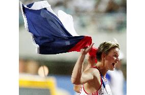 Spotakova wins gold in women's javelin throw