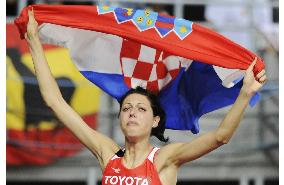 Croatia's Blanka Vlasic wins women's high jump